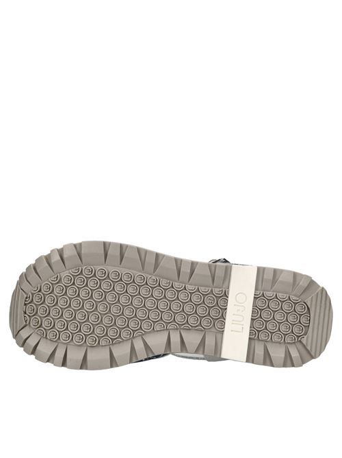 Sandali in tessuto ed ecopelle LIU JO | LIU JO MAXI WONDER SANDAL 11ARGENTO-DENIM